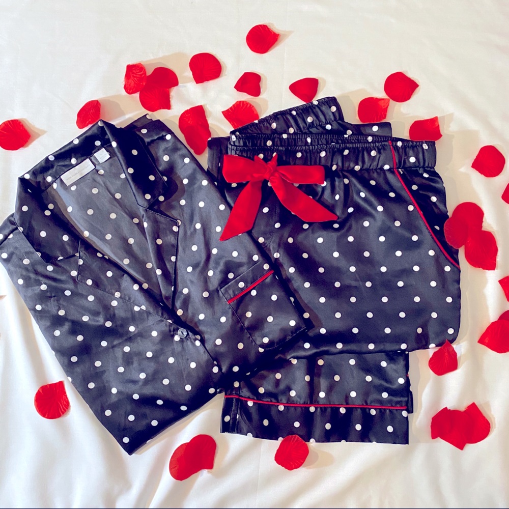 Black & White Polka dot Pajama Set
